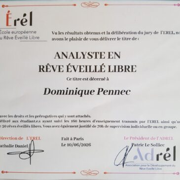 Dominique Pennec Analyste en Rêve pays de Quimperlé